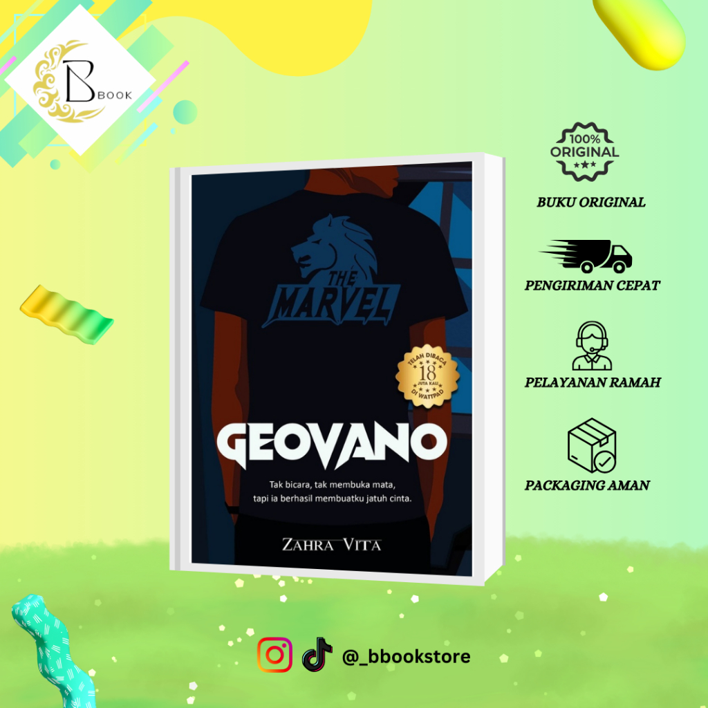 BUKU NOVEL GEOVANO BY ZAHRA VITA
