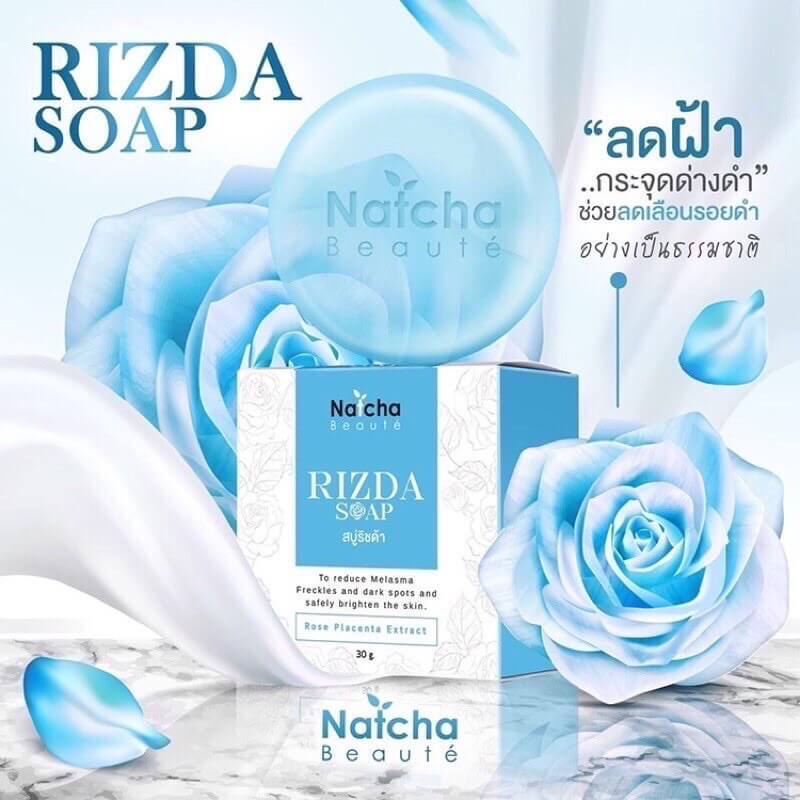 Natcha Beaute Thailand RIZDA SOAP/Whitening Face Soap/Soap/Sabun/Sabun Pembersih Wajah 50gr - natcha