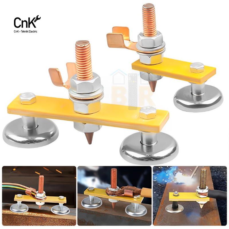 Tang Stang Las Magnet Ground Welding Clamp Klem Kabel Tang