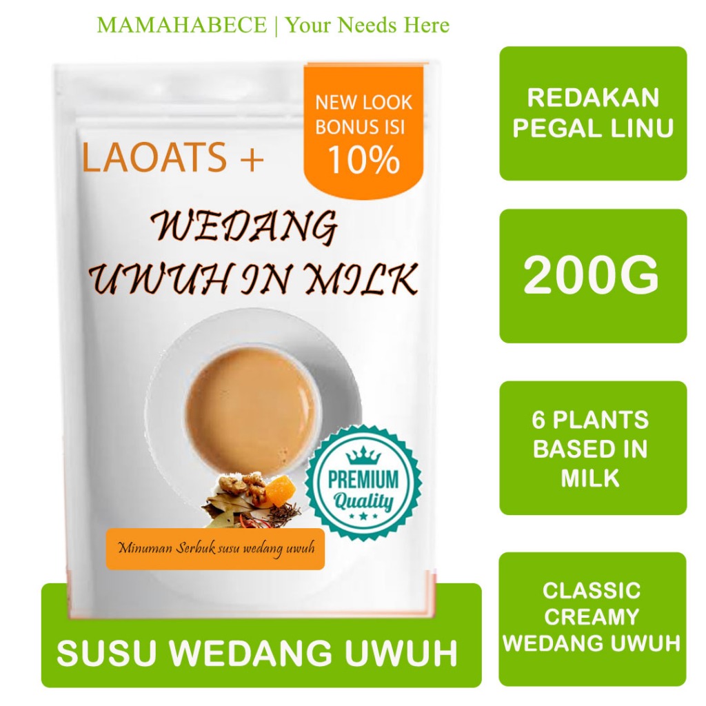 

Wedang Uwuh Premium Gula Aren Pelangsing Penurun Berat Badan Rendah Kalori Laoats (200G)