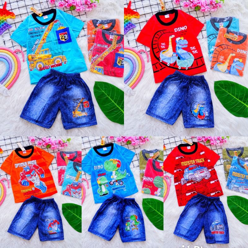 GROSIR DOBITUS @24.5k setelan dobitus setelan anak laki2 SUPPLIER BAJU ANAK MURA