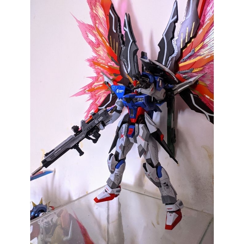 MG 1/100 Destiny Dragon Momoko Dramok Repaint by Commwork Rapih No Minus, Lengkap, Book Manual, Box