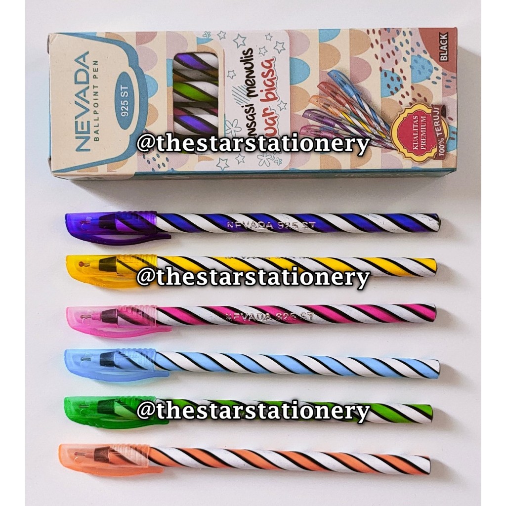 

(1 Biji) Bolpen Nevada 925ST 0.7 mm / Pulpen Lilin Nevada 925 ST (1 Biji)