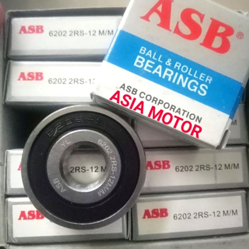Ball Bearing 6202 2RS-12 mm Spesial Bore 12 mm Bering 6202 2RS - 12 mm Ukuran 12 x 35 x 11 mm