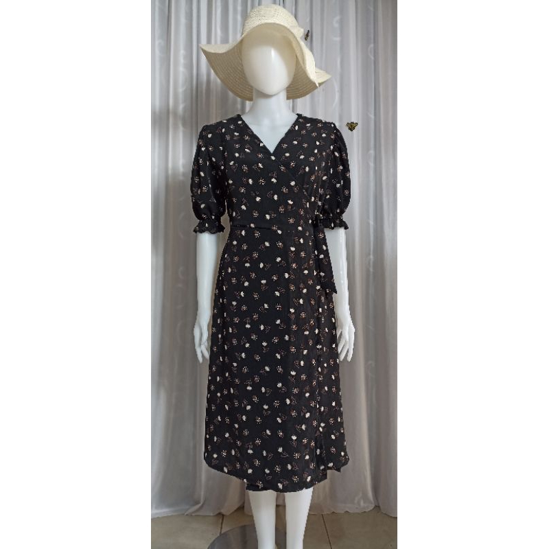 Dress model kimono lengan pendek