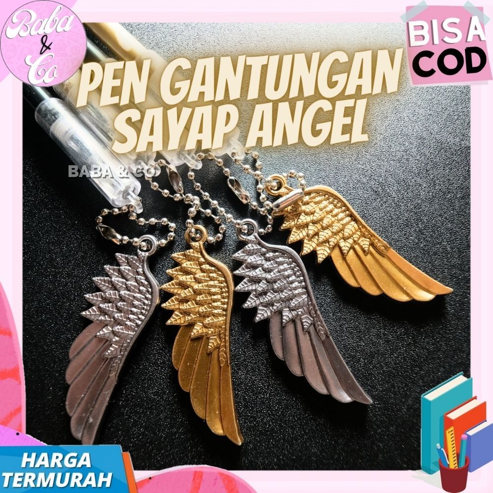 

PULPEN MURAH PEN GANTUNGAN SAYAP ANGEL LUCU UNIK PEN SAYAP MALAIKAT PEN GROSIR GANTUNGAN SAYAP ANGEL