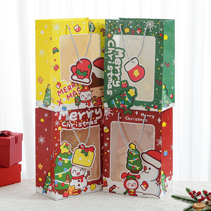 

Paper Bag Natal Merry Christmas Transparant Tas Hampers