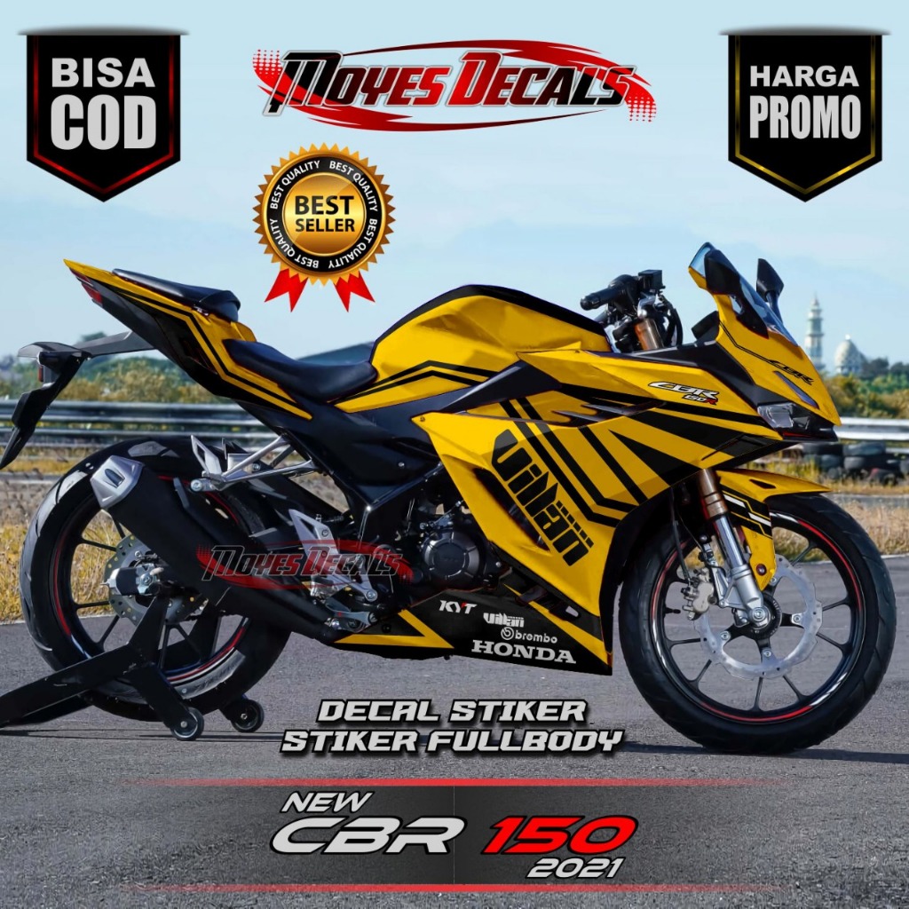 Decal Stiker Variasi Fullbody Honda Cbr 150R 2021 Design Motiv Racing