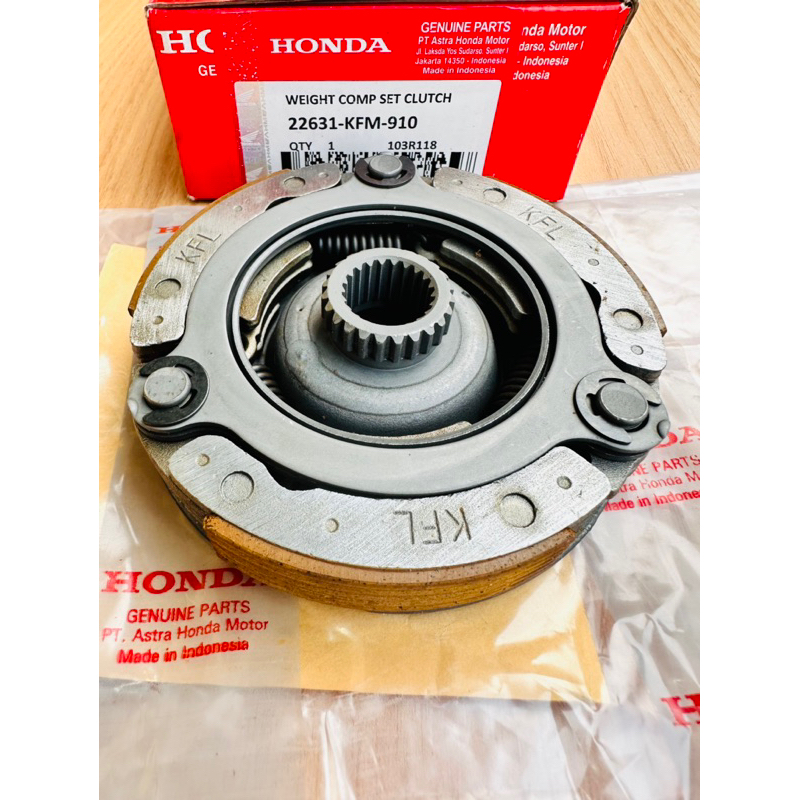 Kampas ganda Assy Supra fit new lagenda Revo lama 100cc KFL original