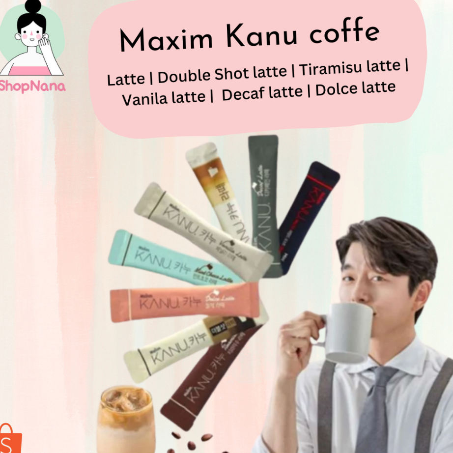 

Kirim Sekarang Maxim Kanu Coffee Sachet ( kopi instan korea ) / Decaf / Mint Choco / Dolce / Tiramisu / Vanilla