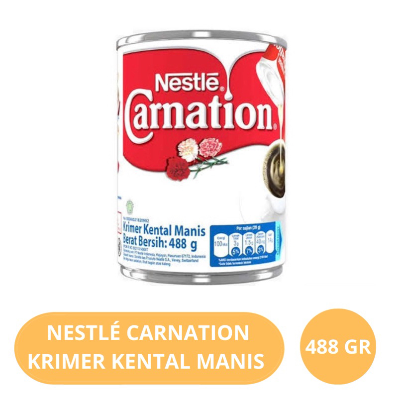 

Nestle Carnation Krimer Kental Manis 488 Gram