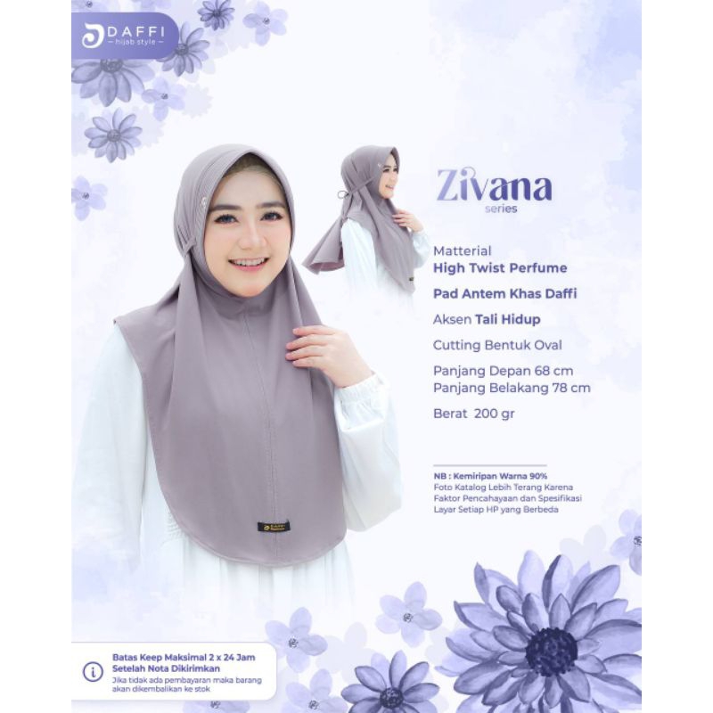 DAFFI HIJAB INSTAN ZIVANA BERGO TERBARU DAFFI HIJAB