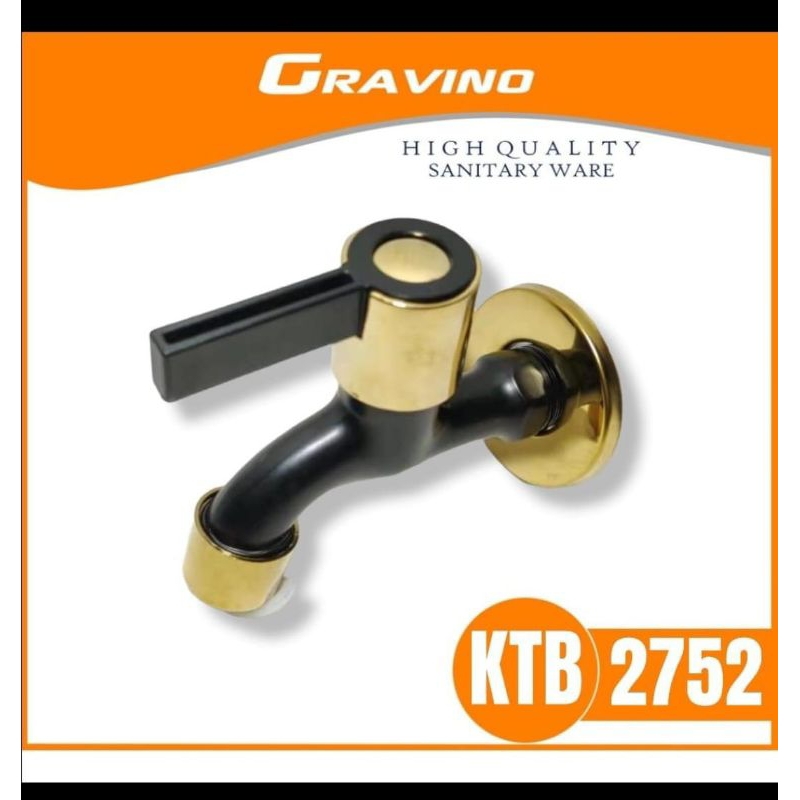 Kran tembok black gold/ kran tembok srainless black gold