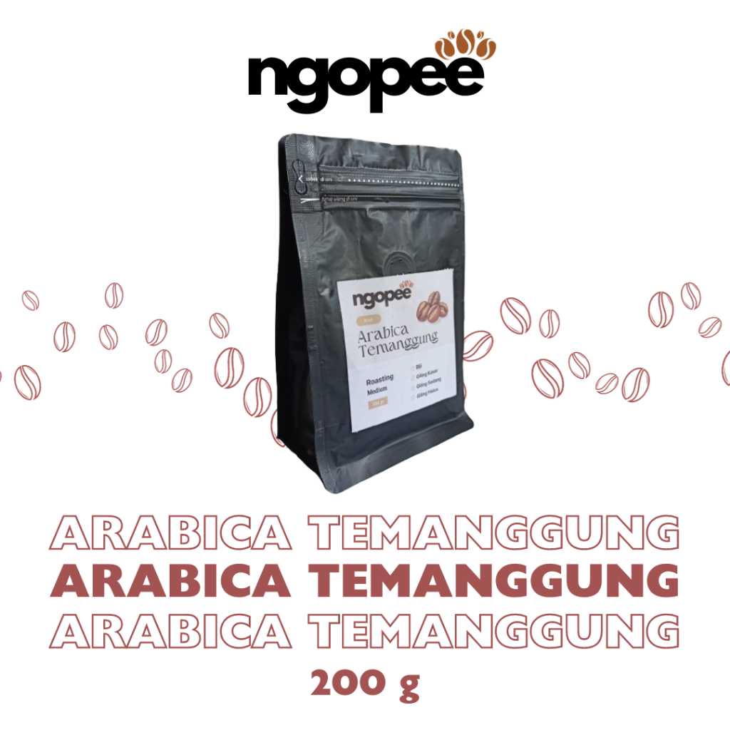 

Kopi Arabica Temanggung / Arabica Temanggung Coffee 200 gr