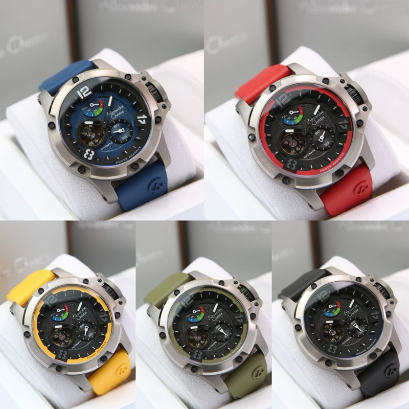 JAM TANGAN PRIA ALEXANDRE CHRISTIE AC6295 / AC 6295 TITANIUM SPECIAL LIMITED EDITION ORIGINAL GARANS
