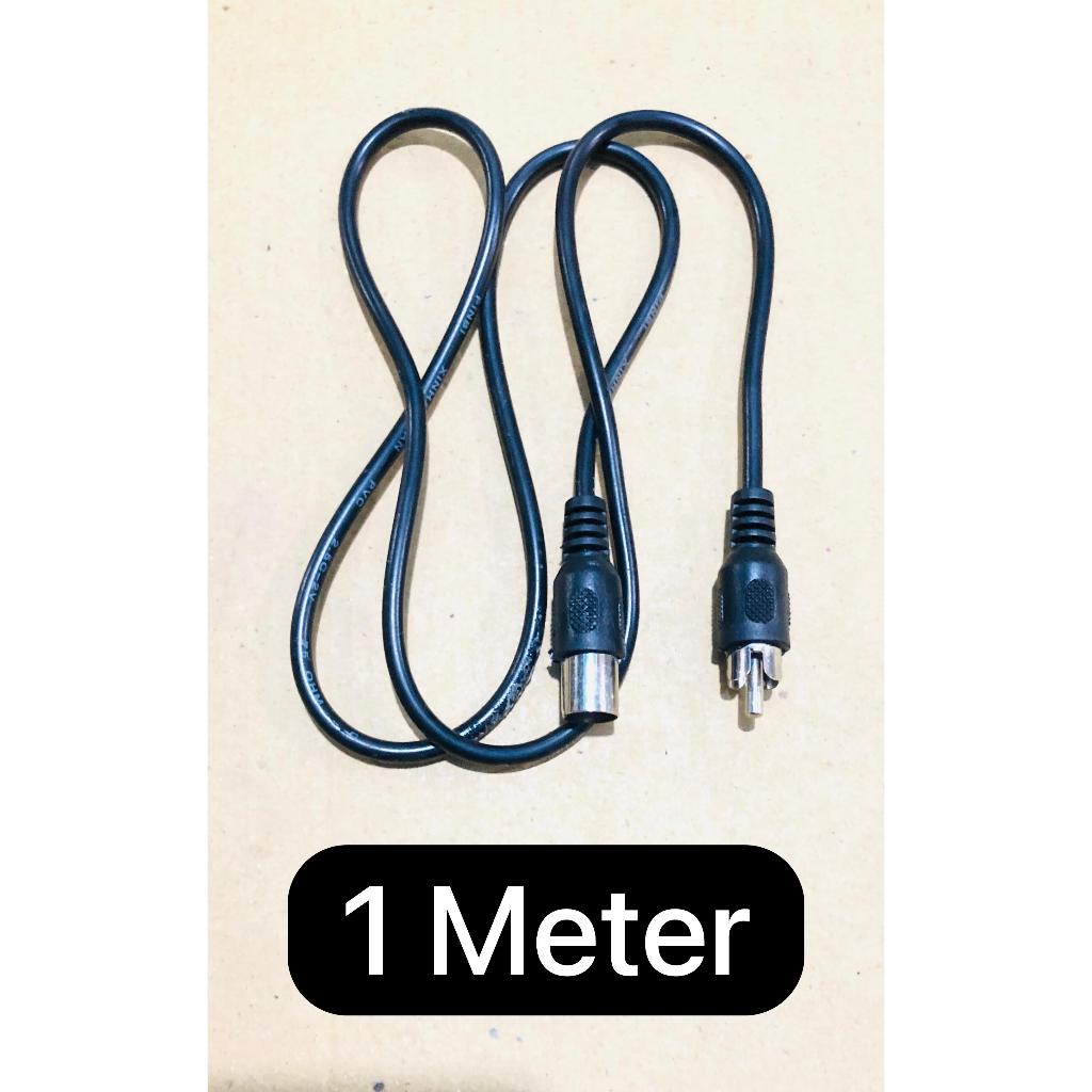 Kabel Jack Video Rca Ke RF Antena - Kabel Jack Antena Male To RCA Male