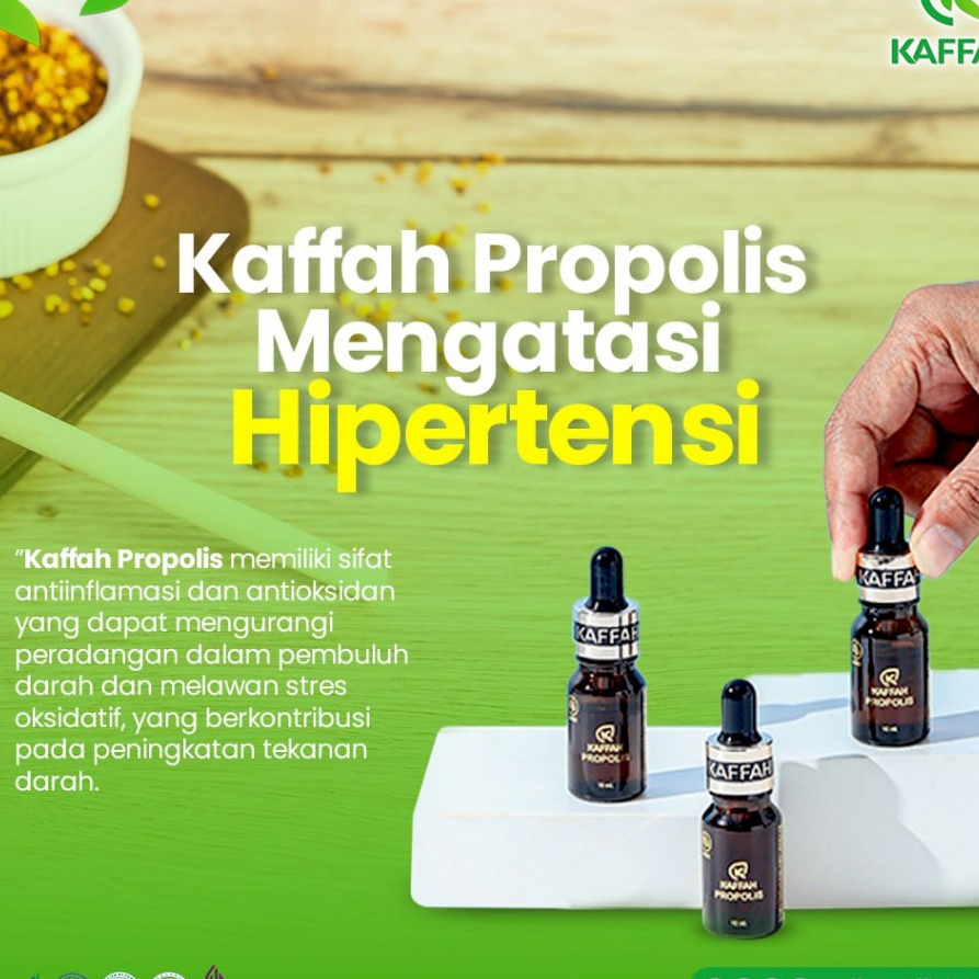 Herbal Obat Hipertensi tekanan darah tinggi Kaffah Propolis