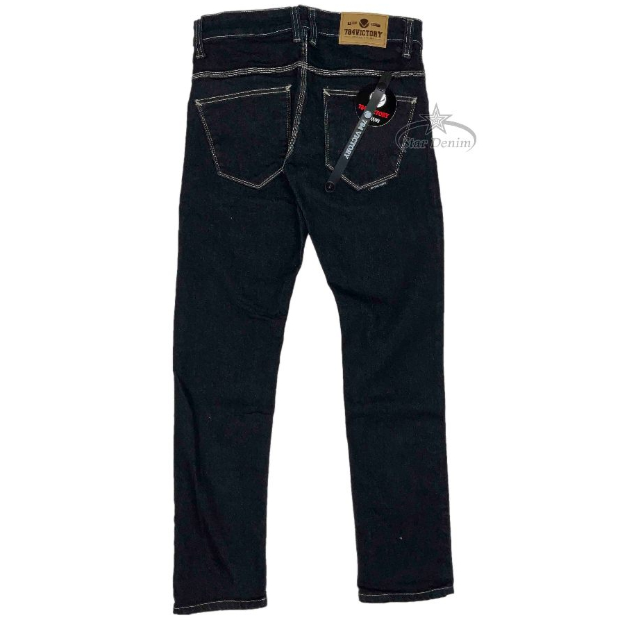 STAR DENIM Celana Panjang Jeans Skinny Slim Fit Pria Blue Black
