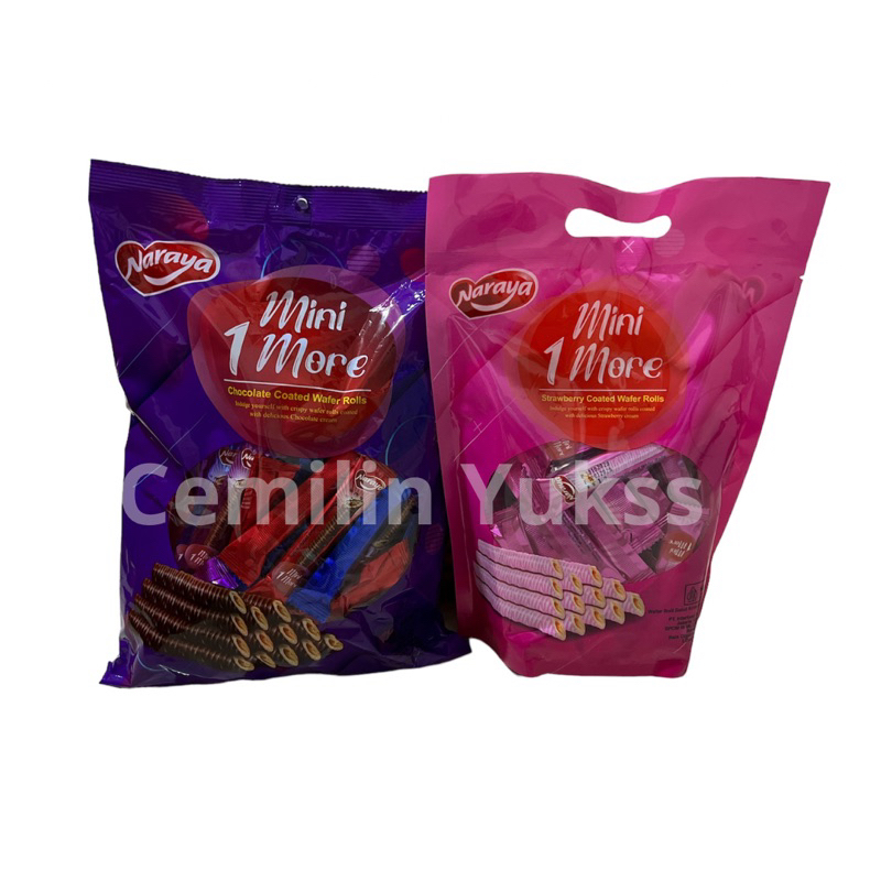 

Naraya Mini 1 More Chocolate Wafer Rolls 200-300g Biscuit Coklat Roll Coklat Malaysia