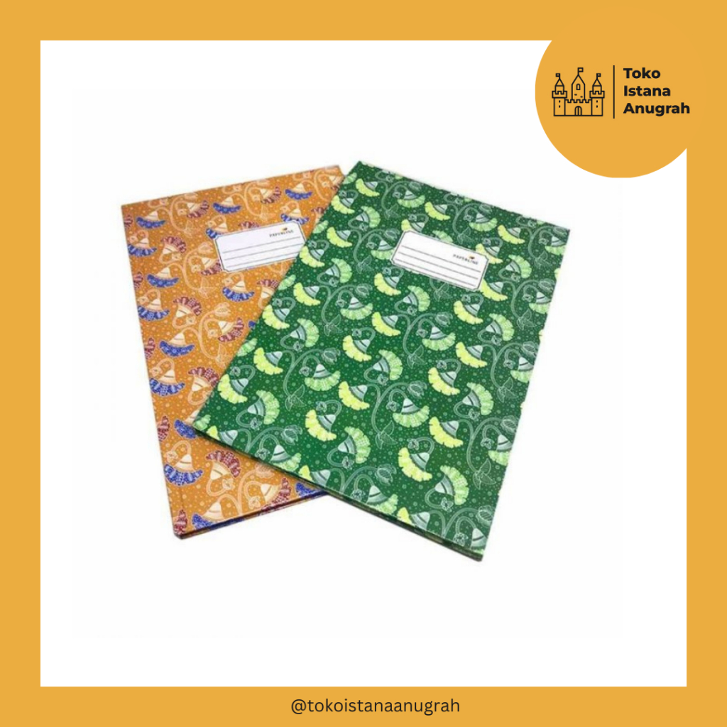 

Buku Tulis Hardcover Folio Paperline Batik 100 Lembar Satuan