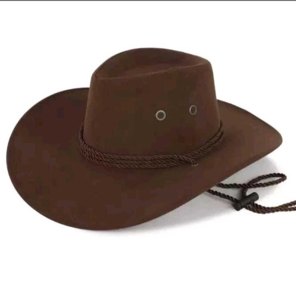 topi koboy tambang laken fedorra pria terkeren dan termurah 2024