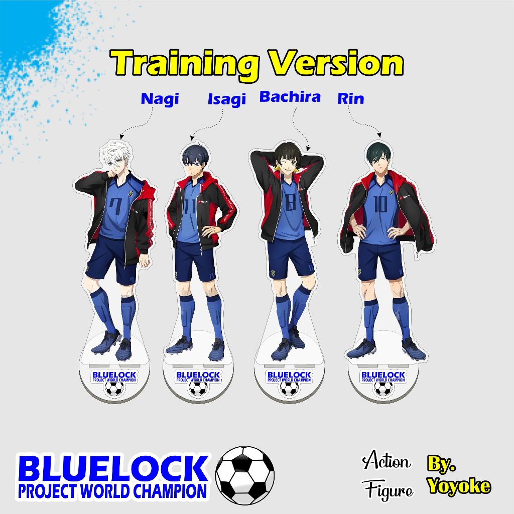 Standee Anime Blue Lock | Standee Akrilik Blue Lock | Action Figure