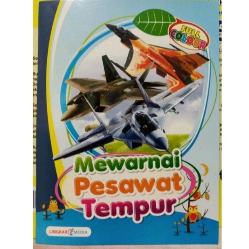 

Mewarnai pesawat Tempur