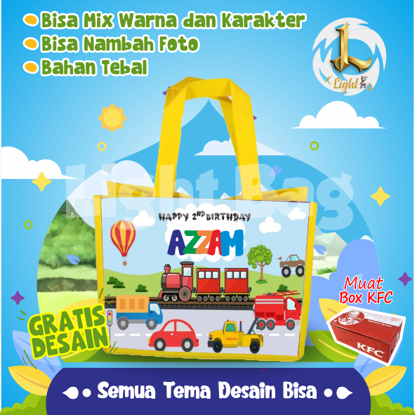 

TAS SOUVENIR ULTAH MOBIL CUSTOM / TAS SOUVENIR PREMIUM / GRATIS DESAIN / BONUS FOTO ANAK / GOODIE BAG CUTE MOBIL / TAS ULANG TAHUN MOBIL / TAS ULTAH CUSTOM / TAS SOUVENIR 2 HARI JADI / TAS ULTAH / TAS ULANG TAHUN / BISA TAMBAH FOTO ANAK