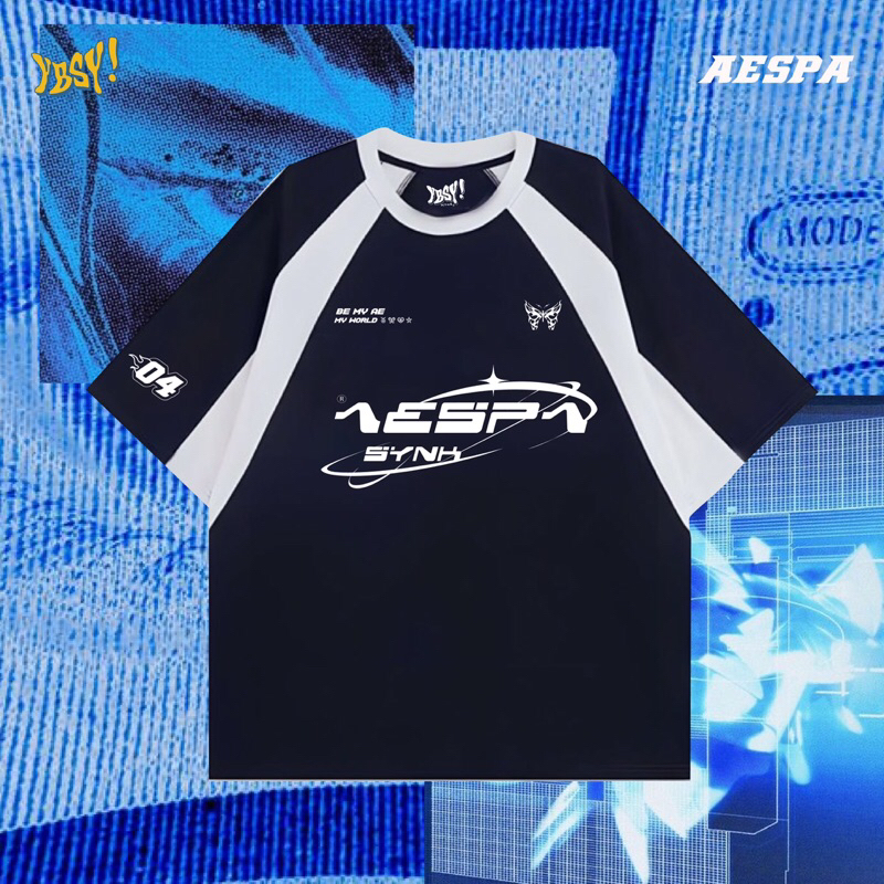 YBSY KPOP SERIES - Synk K-Pop Two tone Y2K T-Shirt