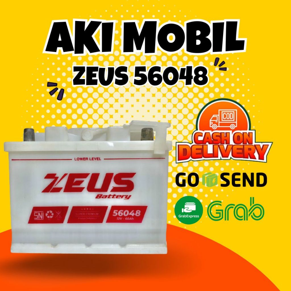 Aki Mobil Toyota Innova (G) M/T Aki Basah Zeus Battery 56048 AM