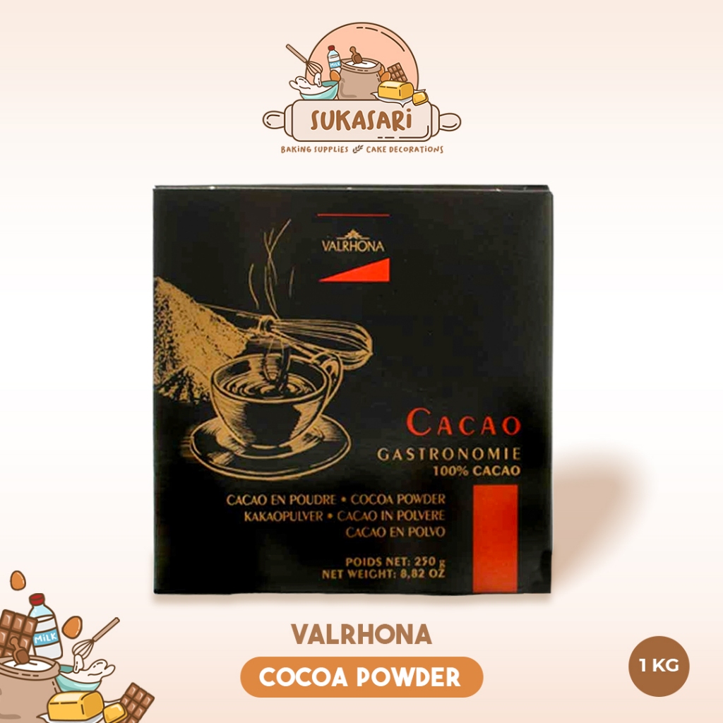 

Sukasari - Valrhona Cocoa Powder 1kg Pouch / Coklat Bubuk Valrhona