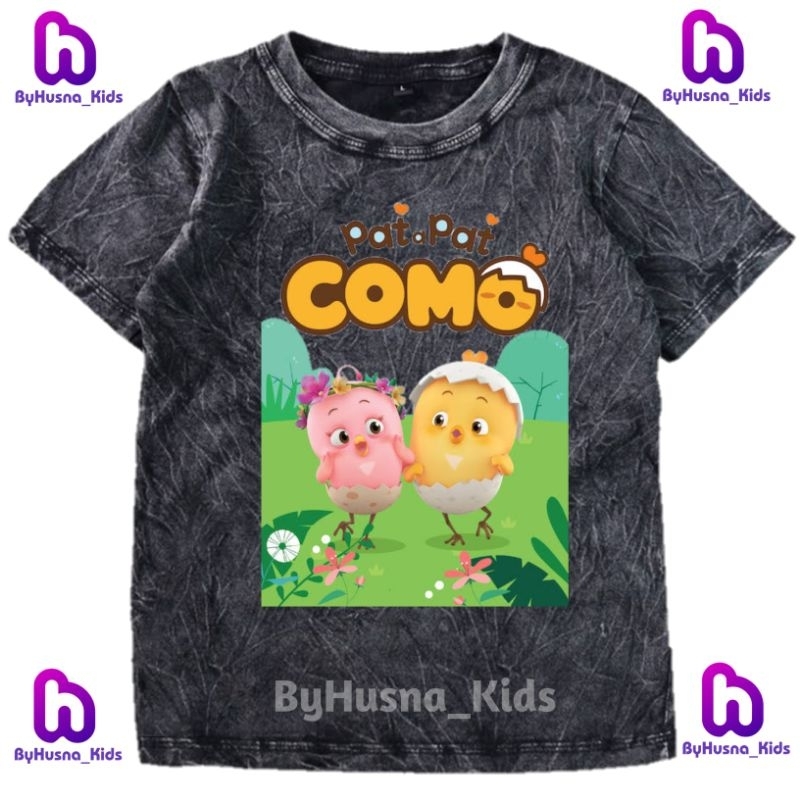 COMO BAJU ANAK KAOS WASHED ANAK PAT A PAT COMO KARTUN YOUTUBE YUTUB ATASAN ANAK BAYI BALITA BATITA T