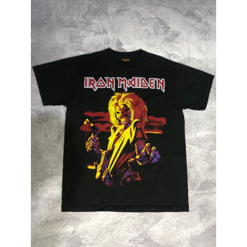 KAOS IRON MAIDEN - DIORDER HITAM FULLTAG ORIGINAL TSHIRT IRON MAIDEN OVERSIZE VINTAGE