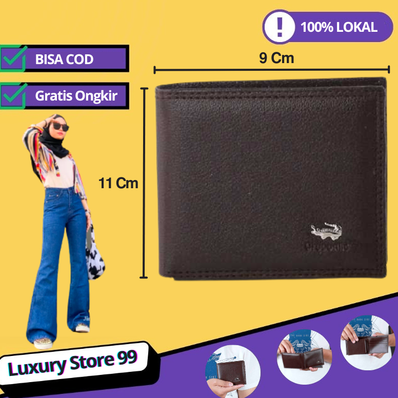 Serbu sekarangg5G0s DOMPET PRIA BUAYA KEREN SINTETIS HITAM LIPAT LOOTHER.CO DOMPET PRIA MURAH KEREN 