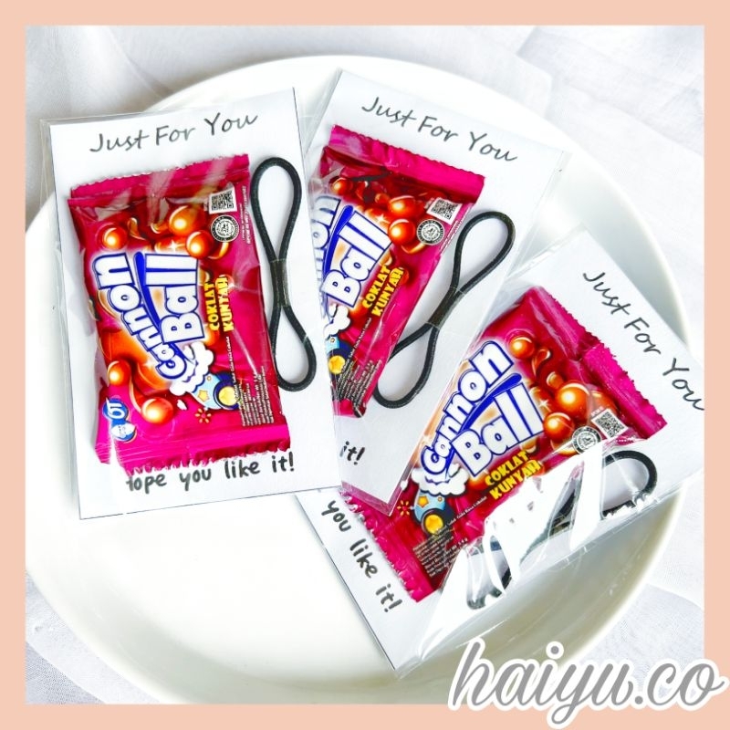 

[READY] Mini Gift Canon Ball Ikat Rambut Murah Freebie Mini Hampers Souvenir Ulang Tahun Kado Lucu Termurah By Haiyu