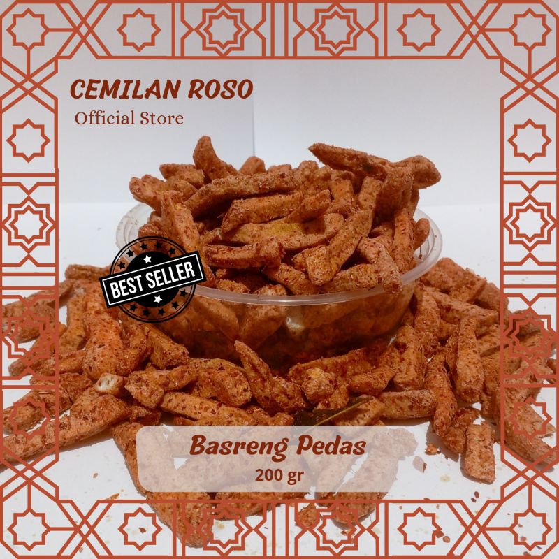 

Basreng, Baso goreng pedas, 200 gr Tanpa Pengawet dan Pewarna buatan