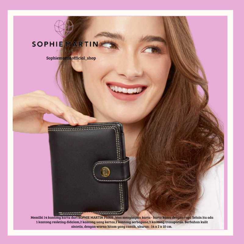 Dompet Wanita Lipat Mini Sophie Martin Official Minaco