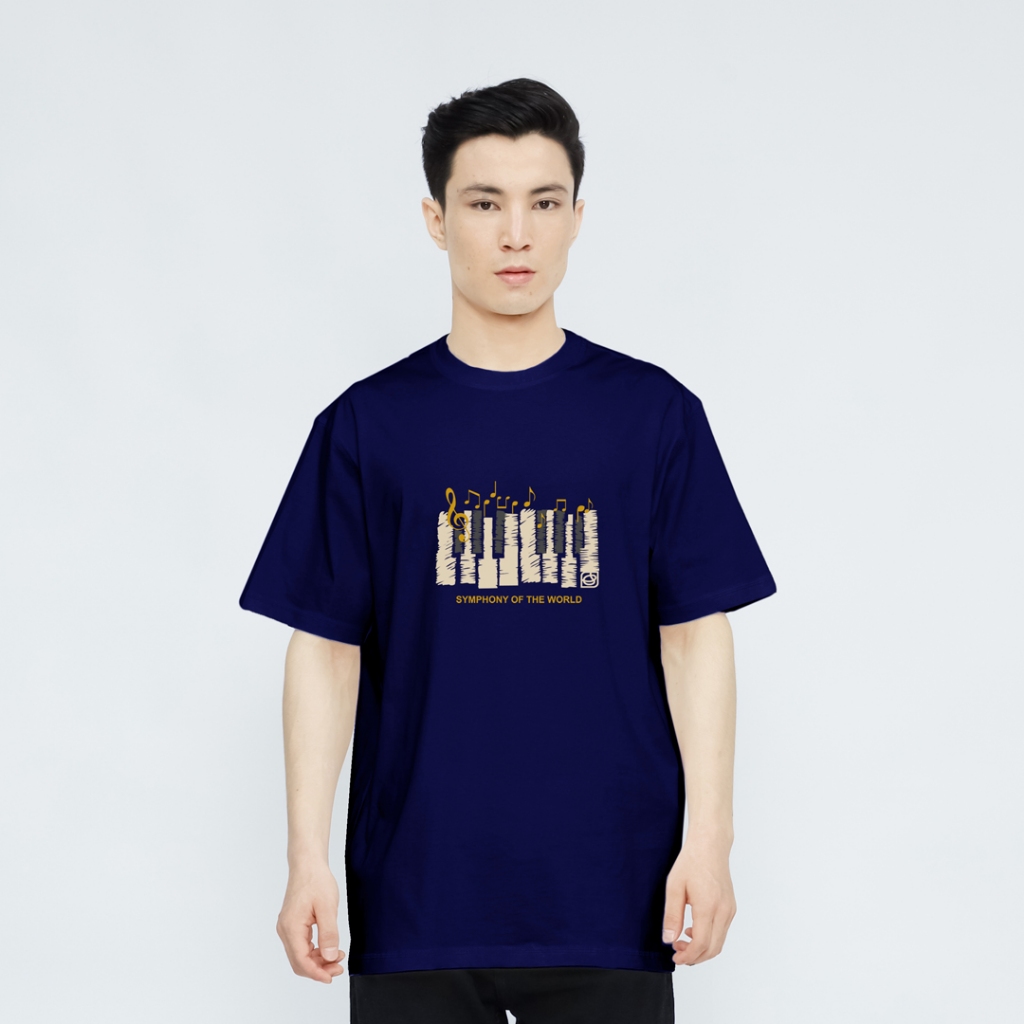 DADUNG | Kaos Pria Warna Navy, Keren, Nyaman dan Stylish | SHYMPONY – T-SHIRT