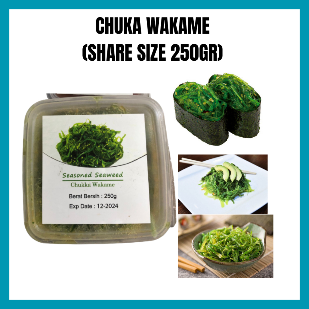 

CHUKA WAKAME SHARE SIZE 250GR