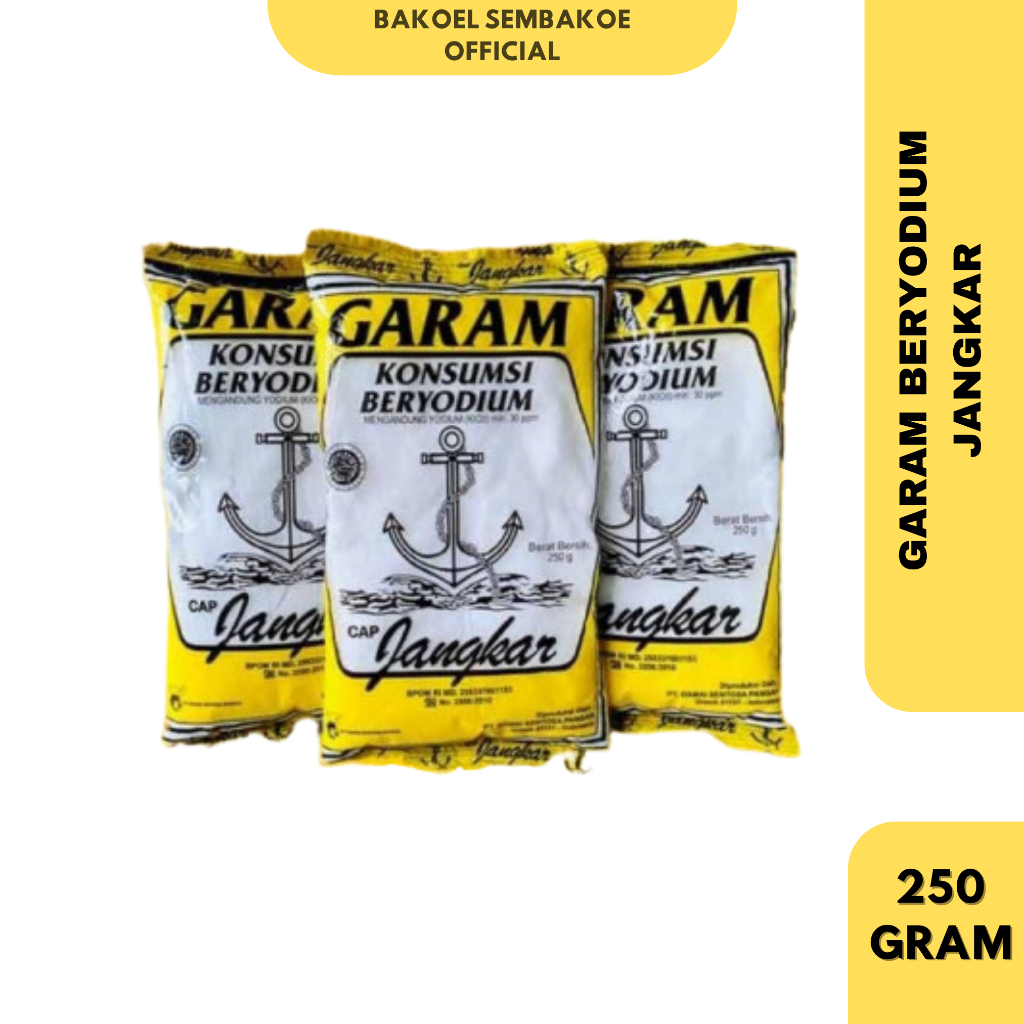 

GARAM JANGKAR BERYODIUM 250gram