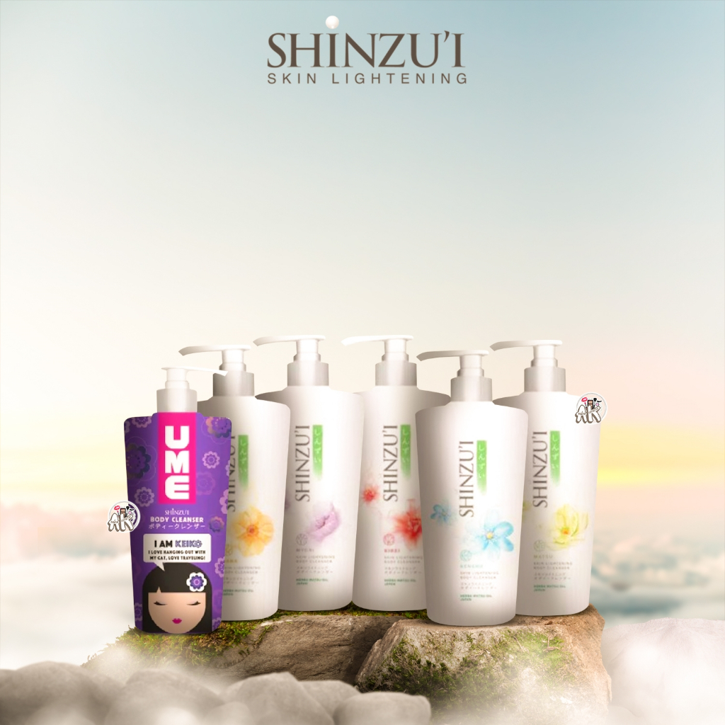 SHINZUI BODY CLEANSER / SABUN MANDI / BODY WASH 480ML-500ML ( KEIKO / HANA / KIREI / MATSU / MYORI /