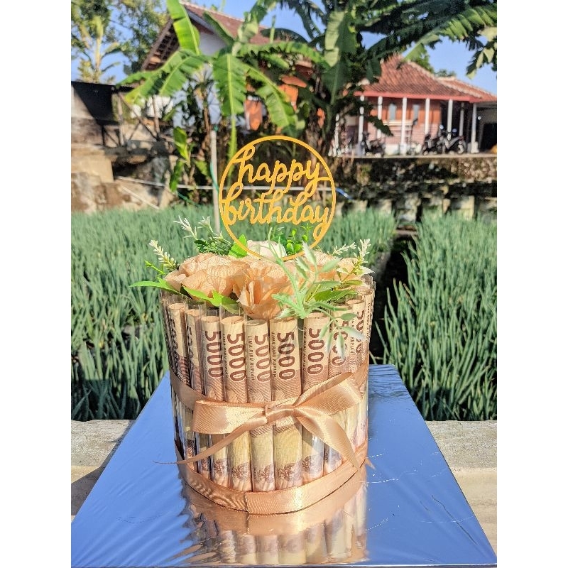 money cake 0lembar/ 30 roll uang / money cake uang palsu
