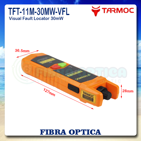 Tarmoc Rechargeable VFL Senter Laser Fiber Optic 10mW 30mW