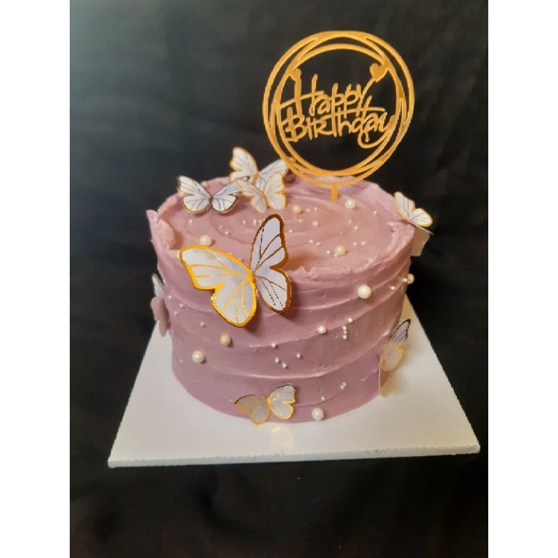 

kue tart ulang tahun butterfly / kupu²