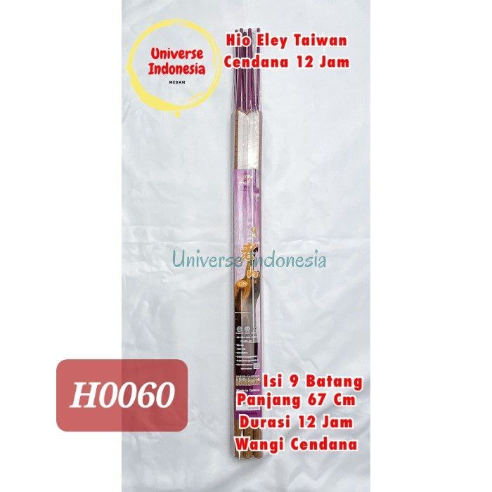 Hio Dupa Eley Taiwan Cendana 12 Jam