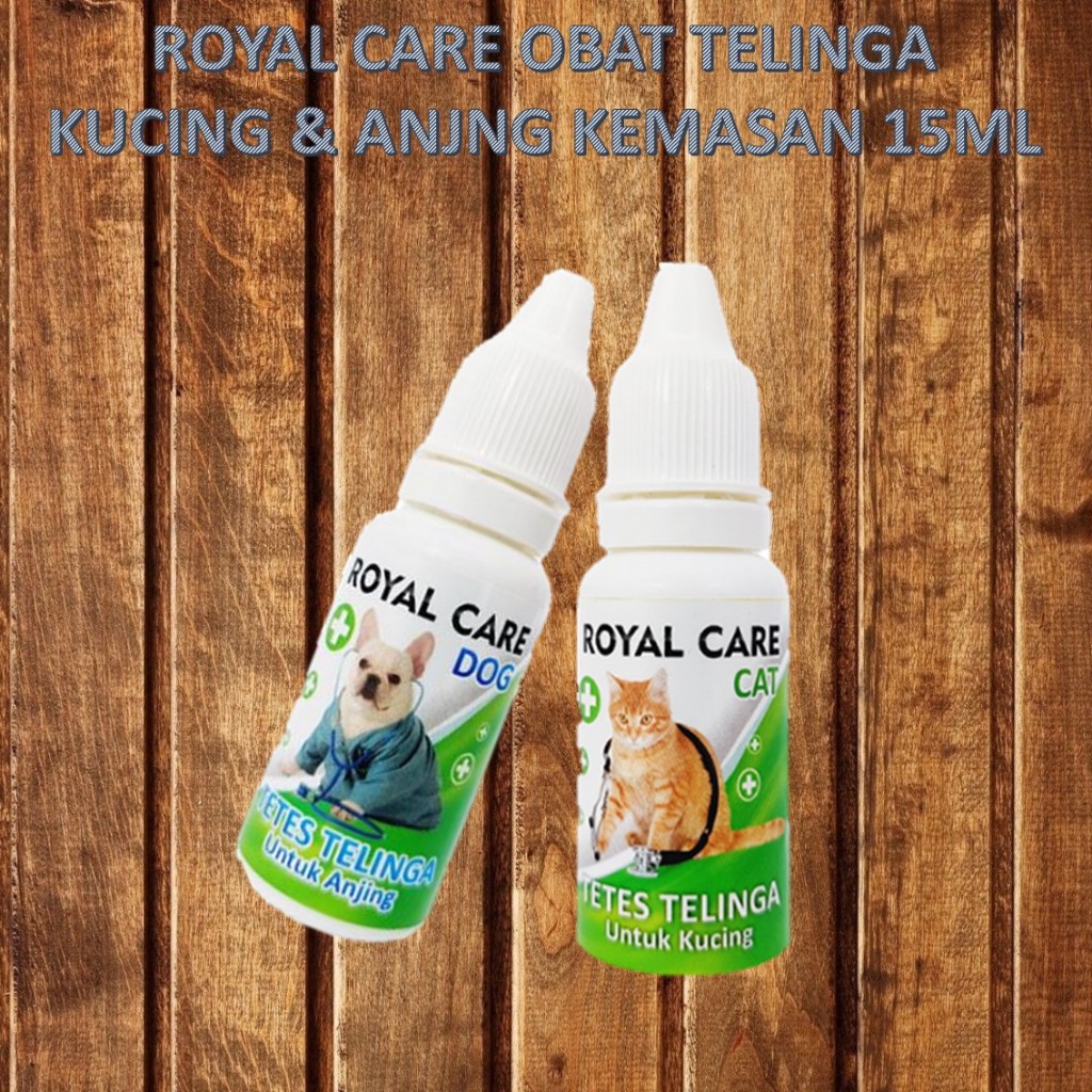 Obat Tetes Telinga untuk Kucing & Anjing Royal Care Telinga