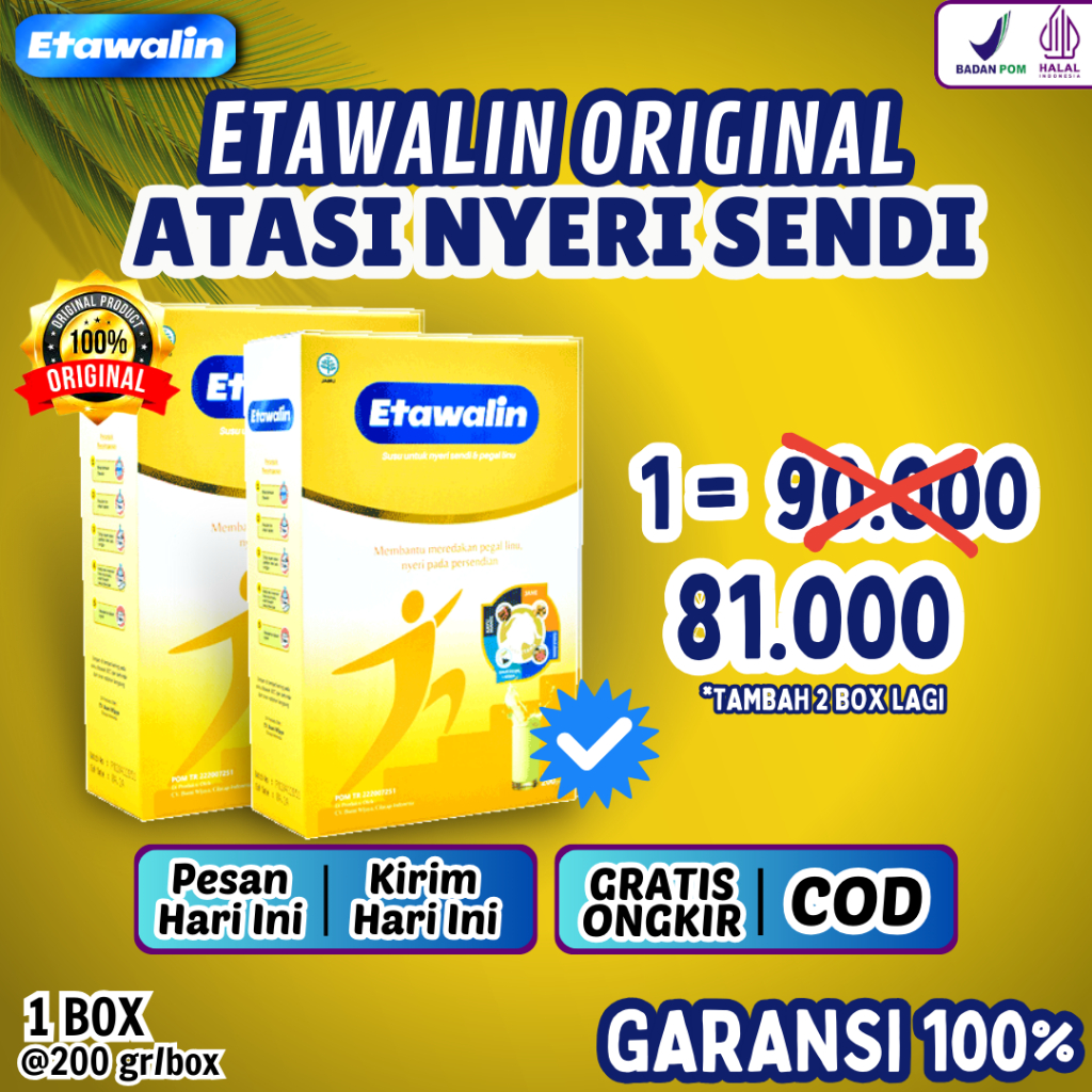 

ETAWALIN ORIGINAL | Susu Kambing Etawa Tingkatkan Kepadatan Tulang Isi 200gram