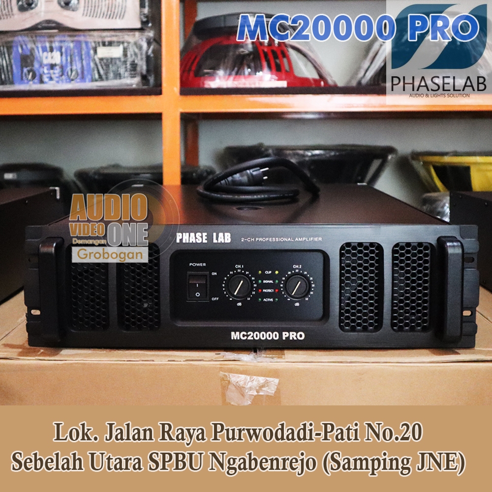 Power Phase Lab MC20000 PRO Class H Power Badak Power Amplifier Clarity Original