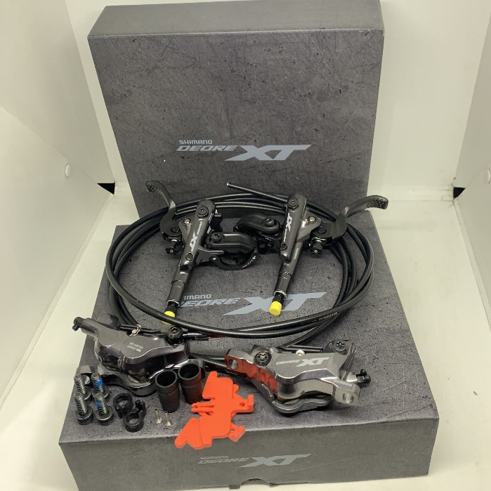 Brake Set Ren Hidrolik Shimano Deore XT M8100 4 Piston Kaliper M8120