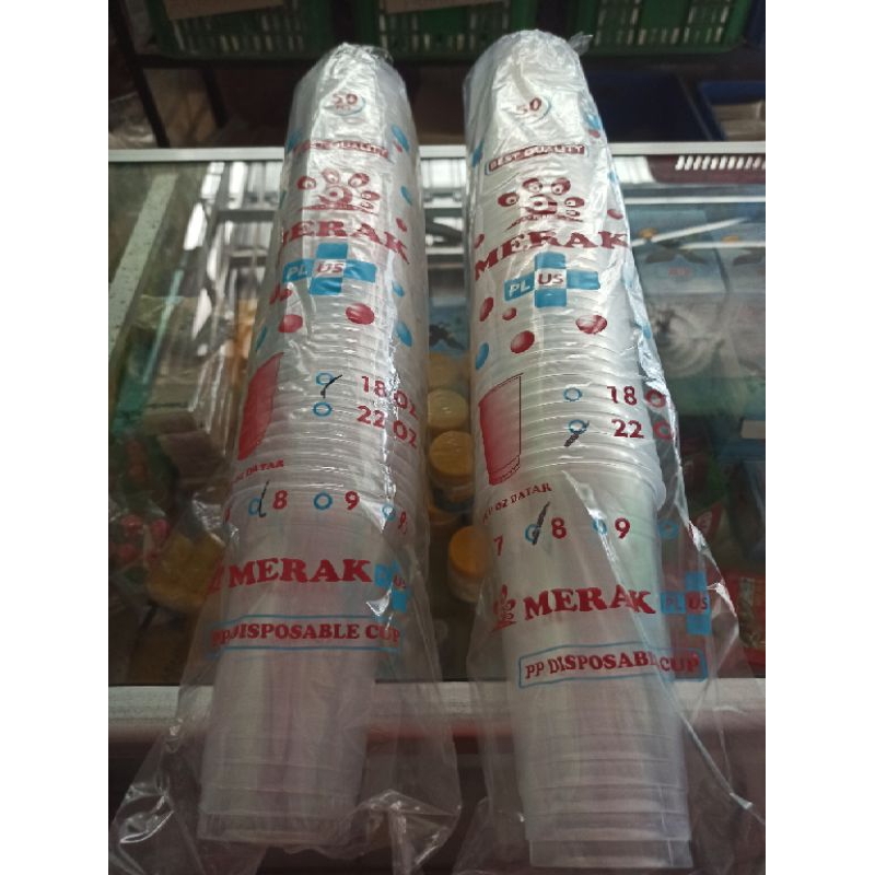 gelas merak 18oz & 22oz